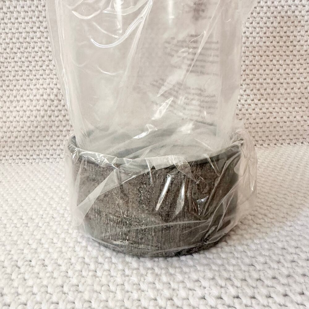 Partylite NIB P90534 Modern Rustic Country Hurricane Glass Candle Holder Retired - Picture 3 of 6